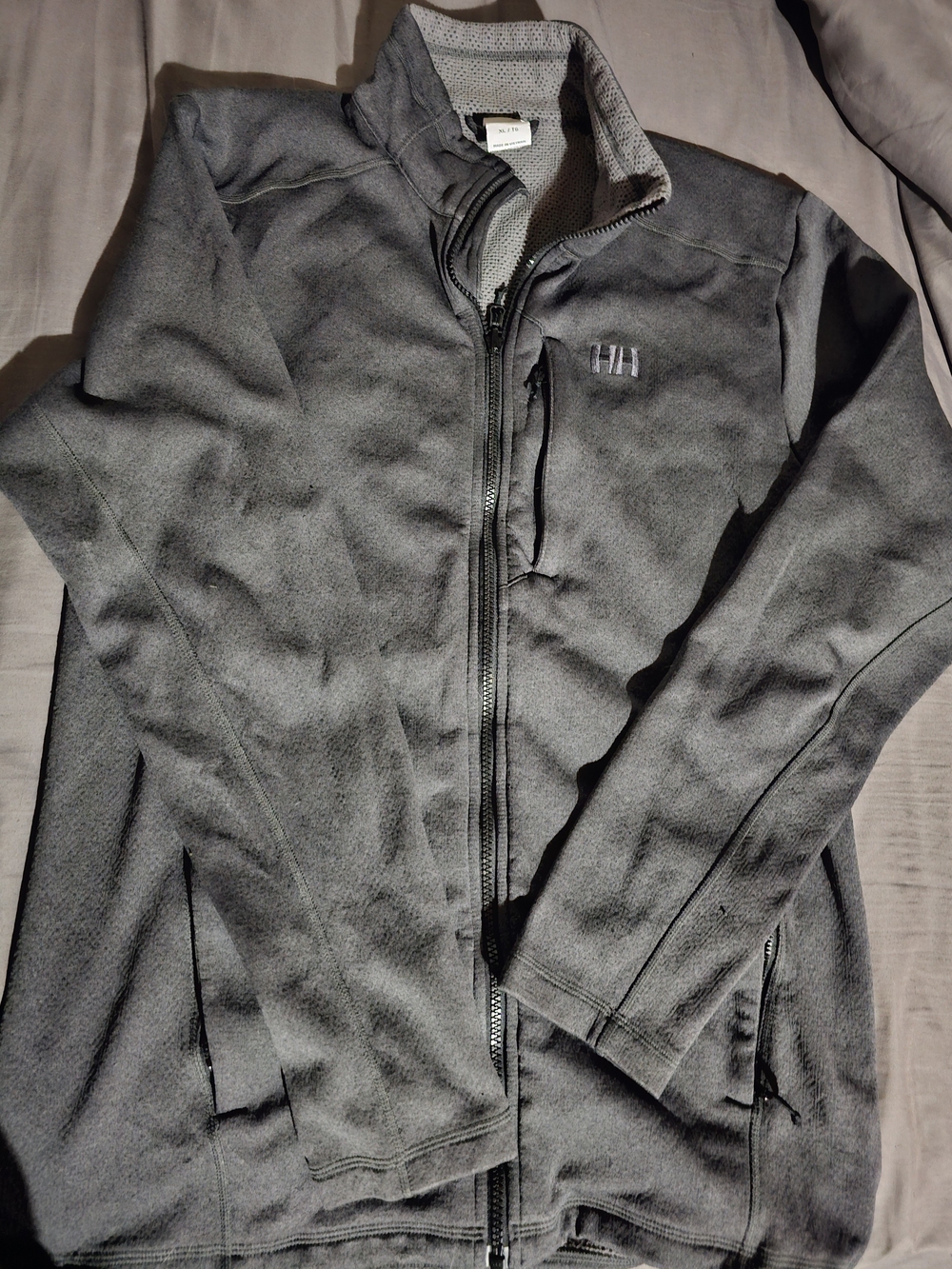 Helly Hansen  Dark Gray Full-Zip  Sweater